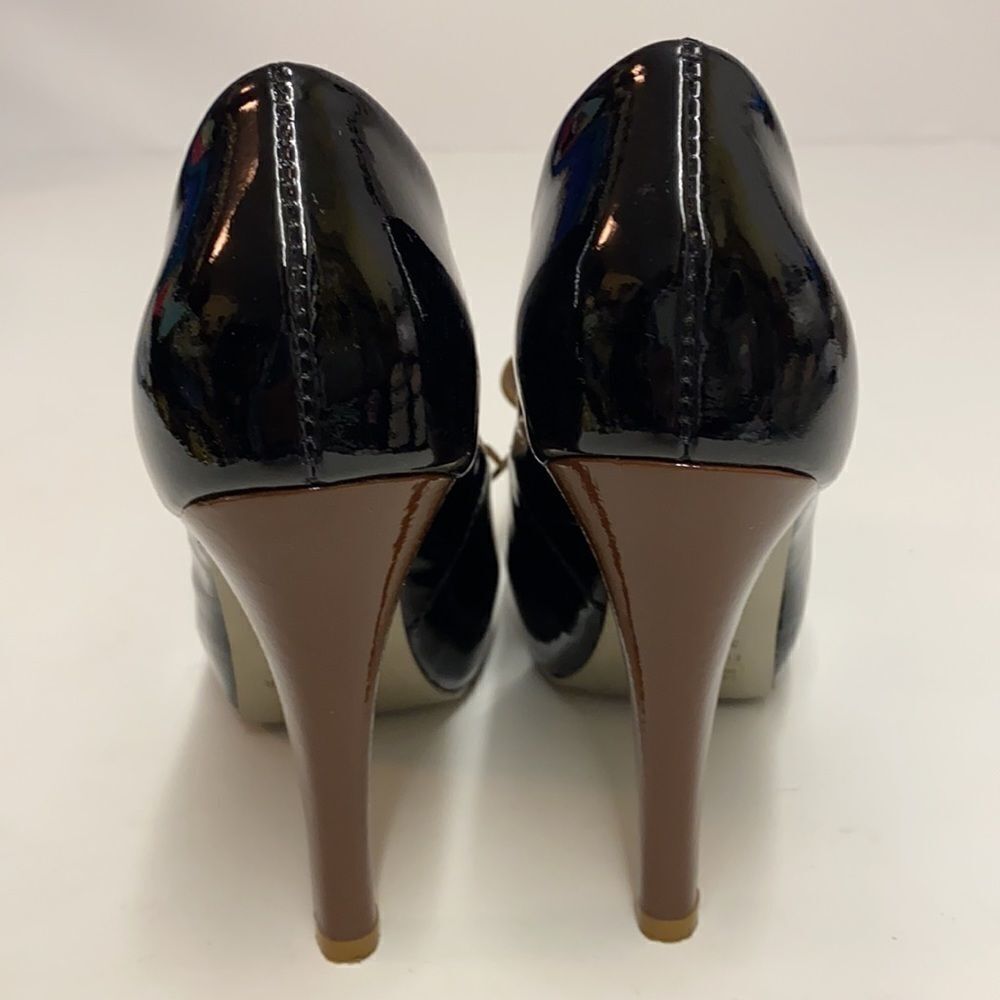 Bruno Menegatti Patent‎ Leather Platform Heels Size 7 A9 - Picture 6 of 8